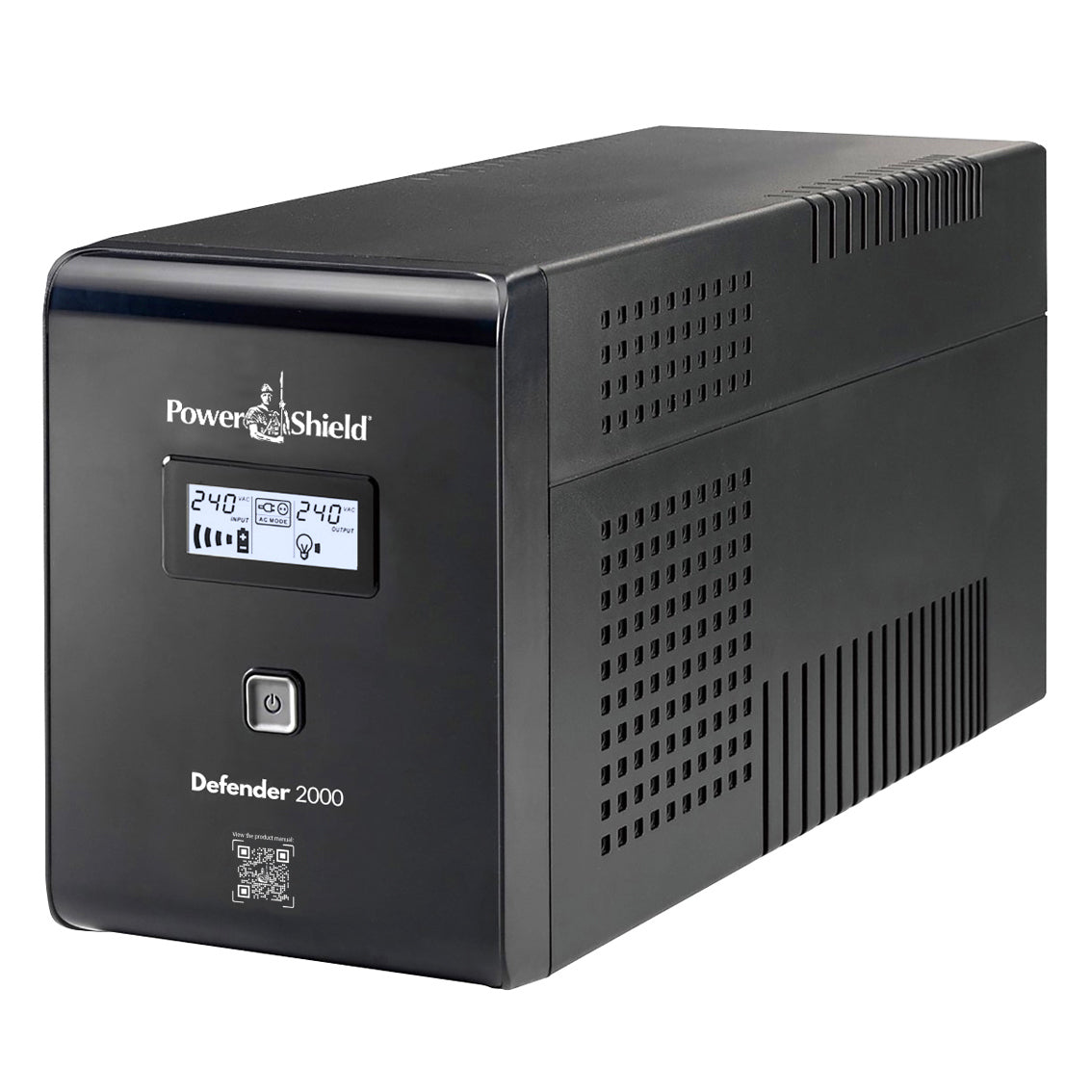 PowerShield Defender 2000VA/1200W UPS, AVR, LCD display, 6 AUS sockets, user-replaceable batteries, 2-year warranty PowerShield Defender 2000VA/1200W UPS, AVR, LCD display, 6 AUS sockets, user-replaceable batteries, 2-year warranty